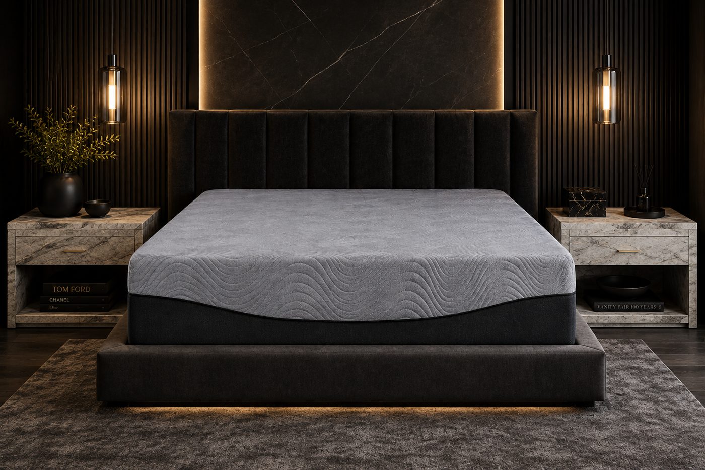 Feather & Flint Mattress in Luxury Bedroom